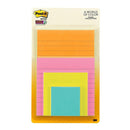 Post-it Super Sticky Notes 4622-SSMIA Combo Pack Miami Collection Lined & Unlined Pkt/4 - Office Connect