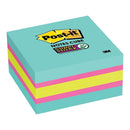 Post-it Super Sticky Memo Cube 2027-SSAFG 76mm x 76mm 360 sheet cube - Office Connect