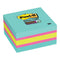 Post-it Super Sticky Memo Cube 2027-SSAFG 76mm x 76mm 360 sheet cube - Office Connect