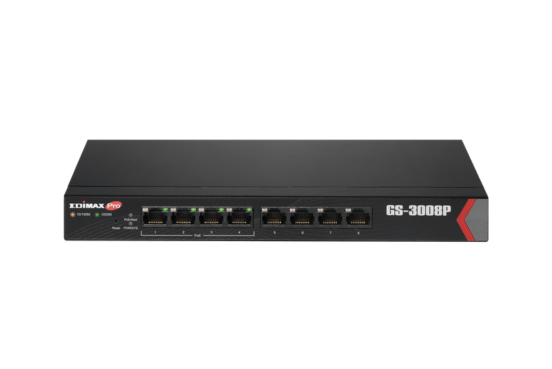 EDIMAX 8 Port 10/100/1000 Gigabit Web Managed Switch - Office Connect