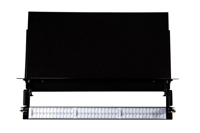 DYNAMIX 19'' 1U Fibre Patch Panel Three Slot. Metal - Office Connect