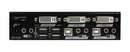REXTRON 2 Port DVI/USB KVM Switch with Audio, Black - Office Connect