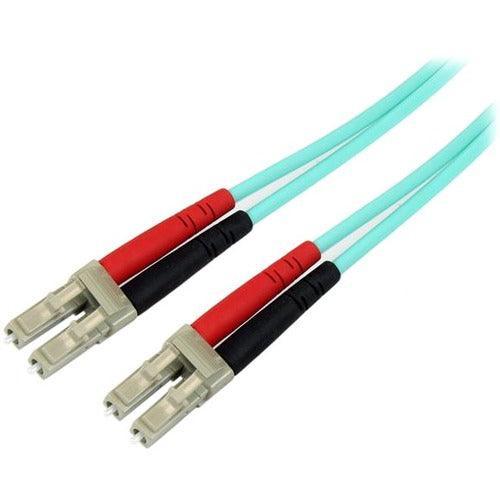 10m 10 Gb Aqua Fiber Patch Cable LC/LC - Office Connect 2018