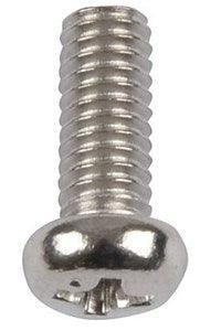 10mm x M4 Round Phillips Head Steel Screw - Pk.200 - Office Connect 2018