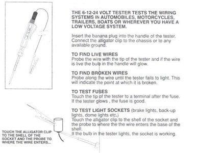 Low Voltage Circuit Tester 6 - 12 & 24 Volts - Office Connect