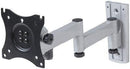 LCD Monitor Swing Arm Wall Bracket with Two Slide-In Locking Plates - Office Connect