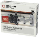 LCD Monitor Swing Arm Wall Bracket with Two Slide-In Locking Plates - Office Connect