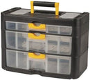 Portable Storage Box with 3 Drawers - Office Connect