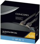 Concord 15m 4K HDMI 2.0 Amplified Cable - Office Connect