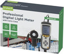 Professional 400K Lux Meter with Carry Case - Office Connect