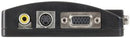 Composite Video RCA SVIDEO to VGA Converter - Office Connect