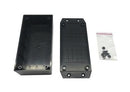 Jiffy Box - Black with mounting flange - 130X68X44 - UB3 - Office Connect