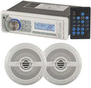 Marine AM/FM Radio and Speaker Package - 6.5 Inch - Office Connect