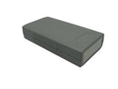 Plastic Molded Enclosure Dark Grey ABS - 190 x 100 x 40mm - Office Connect