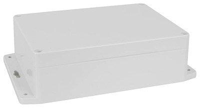 Polycarbonate Enclosure with Mounting Flange - 171(W) x 121(D) x 55(H)mm - Office Connect