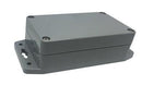 IP65 Sealed ABS Enclosures - Dark Grey with Mounting Flange - 115x65x40mm - Office Connect