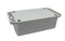 IP65 Sealed Polycarbonate Enclosures - Light Grey with Mounting Flange - 115(W) x 65(D) x 40(H)mm - Office Connect