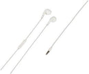 White Stereo Earphones with Micophone and Volume Control - Office Connect