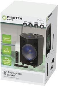 12" Rechargeable PA Speaker with Wireless Microphone - Office Connect 2018