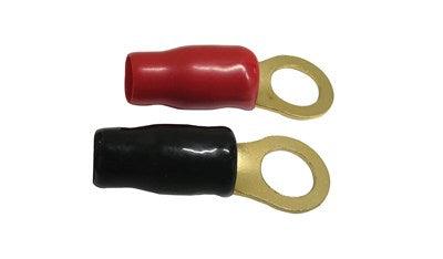 Large Eye Terminals 4GA Pack 1 Black 1 Red Pack - Office Connect