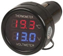 In-car Battery Monitor and Temperature Display - Office Connect