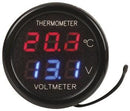 In-car Battery Monitor and Temperature Display - Office Connect
