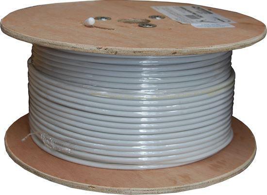 DYNAMIX 152m Roll RG6 Shielded Cable. White. 75ohm. - Office Connect