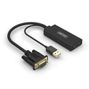 UNITEK VGA to HDMI Converter with Audio. Convert the - Office Connect