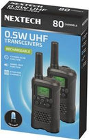 NEXTECH Rechargeable 0.5W UHF Transceiver Twin Pack - Office Connect
