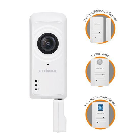EDIMAX Home Connect Kit. 1x 3MP Camera. 2x Door/Window - Office Connect