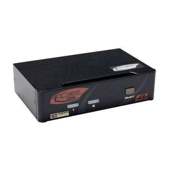 REXTRON 2 Port HDMI USB KVM Switch with Audio. USB - Office Connect
