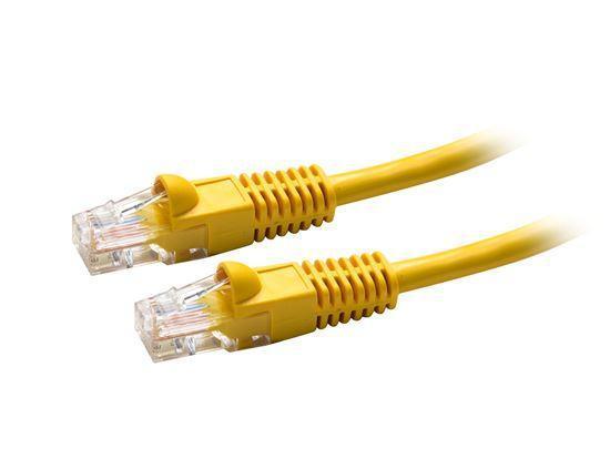 DYNAMIX 0.3m Cat5e OEM Yellow UTP Patch Lead (T568A - Office Connect