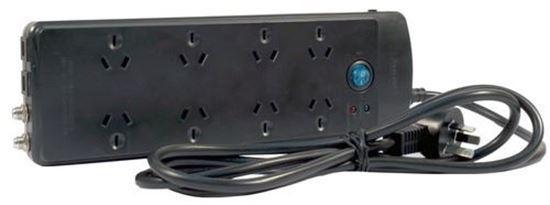 JACKSON 8-Way Protected Power Board with telephone - Office Connect