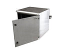 DYNAMIX 18RU Stainless Outdoor Wall Mount Cabinet - Office Connect