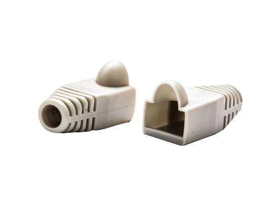 DYNAMIX BEIGE RJ45 Strain Relief Boot (6.0mm Outside - Office Connect