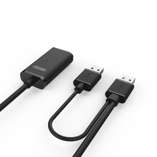 UNITEK 5m USB 2.0 Active Extension Cable. Built-in - Office Connect