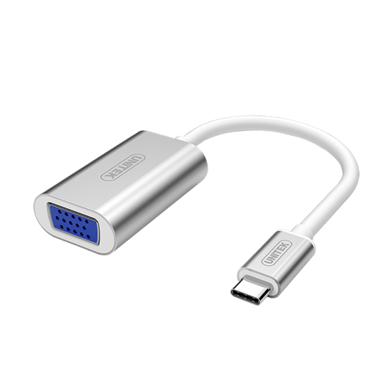 UNITEK USB-C to VGA Converter. Convert USB Type-C - Office Connect