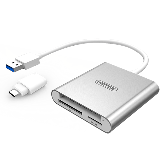 UNITEK USB 3.0 to Multi-In-One Card Reader. Includes - Office Connect