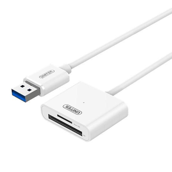 UNITEK USB 3.0 SD/Micro SD Card Reader. Read & Write - Office Connect