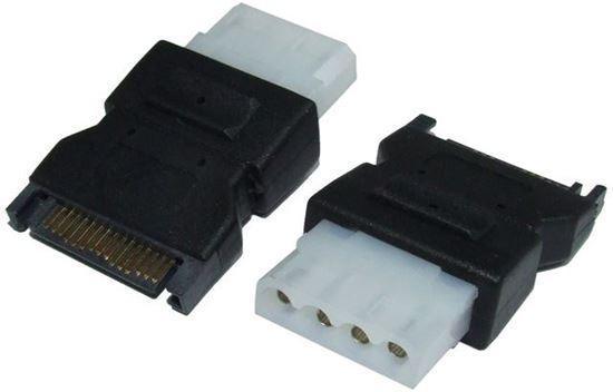 DYNAMIX Power Adapter SATA 15P Male to Standard IDE - Office Connect