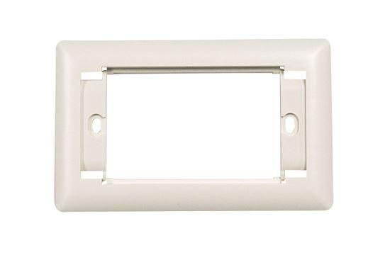 DYNAMIX 3 Gang AV Face Plate. Includes Top & Bottom - Office Connect