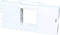 DYNAMIX 1 Port Keystone Bezel for AVP-3UFP Plate - Office Connect