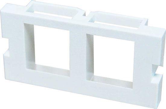DYNAMIX 2 Port Keystone Bezel for AVP-3UFP Plate - Office Connect