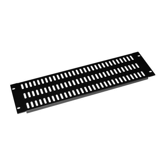 DYNAMIX AV Rack 3RU metal blanking panel with vented - Office Connect