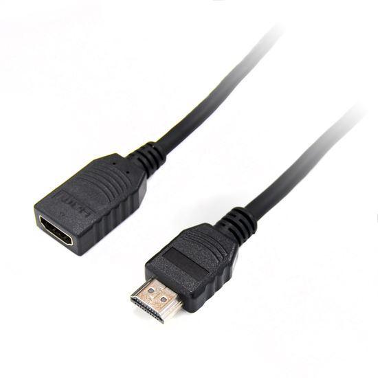 DYNAMIX 2m HDMI High-Speed Extension Cable with Ethernet. - Office Connect