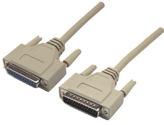 DYNAMIX 2m Null Modem Cable. DB25 M/F - Office Connect