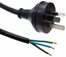 DYNAMIX 2M 3-Pin Plug to Bare End, 3 Core 1.5mm Cable, - Office Connect