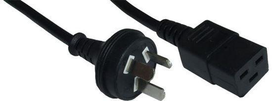 DYNAMIX 2M Power Cord - 15A Rated. 1.0mm copper core. - Office Connect