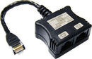 DYNAMIX RJ45 Dual Adapter (2x Analogue Ph.) with short - Office Connect