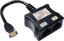 DYNAMIX RJ45 Dual Adapter (2x Digital Ph.) with short - Office Connect